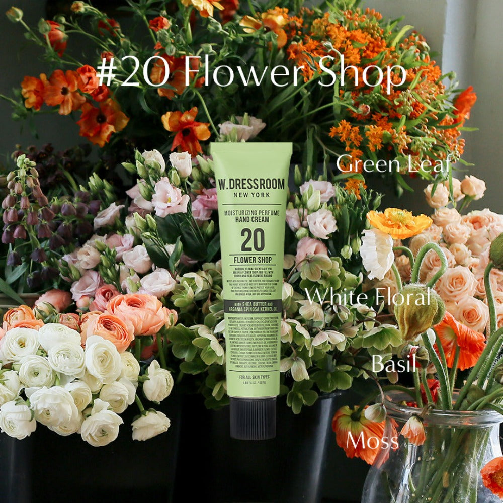 W.DRESSROOM Moisturizing Perfume Hand Cream 50ml in FLOWER SHOP