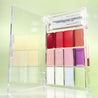 WAKEMAKE Soft Coloring Lip Palette, 12g, includes 12 soft shades for a fresh, colorful lip look anytime.