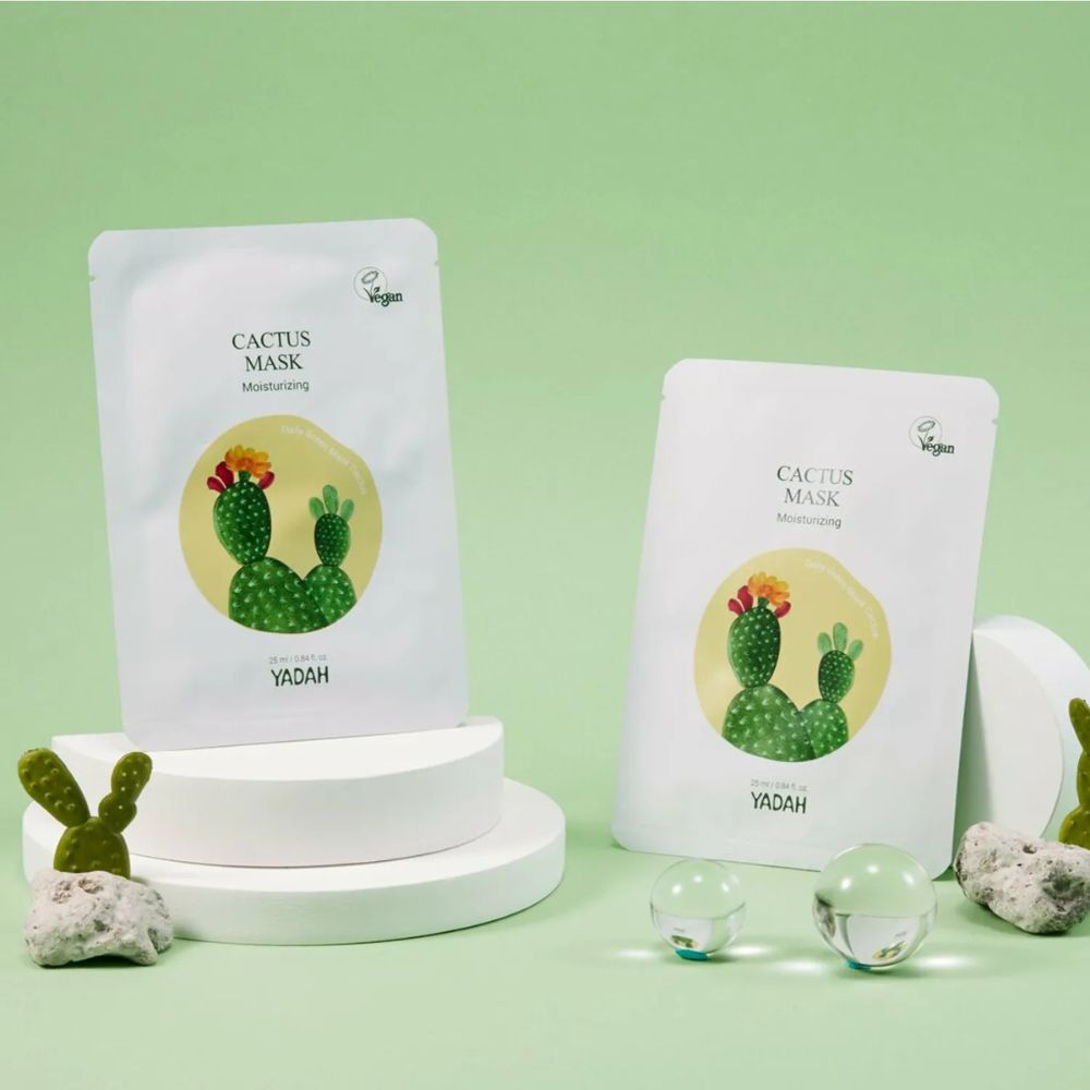  Designed to soothe and calm irritated skin, these masks help to replenish hydration, leaving the skin soft, refreshed, and rejuvenated. The cactus extract provides antioxidant protection and promotes a healthy-looking complexion, making it ideal for dry, sensitive, or stressed skin.