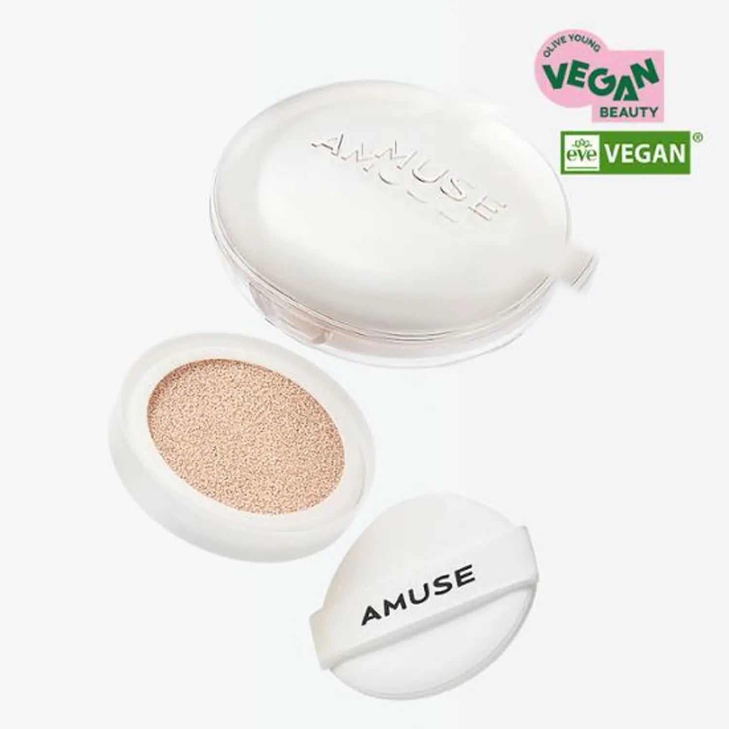 AMUSE Ceramic Skin Perfector Cushion Puff 5P