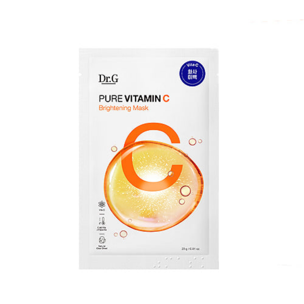 [Dr.G] Pure Vitamin C Brightening Mask 1ea - A single sheet for fast vitamin charging, pure vitamin mask.