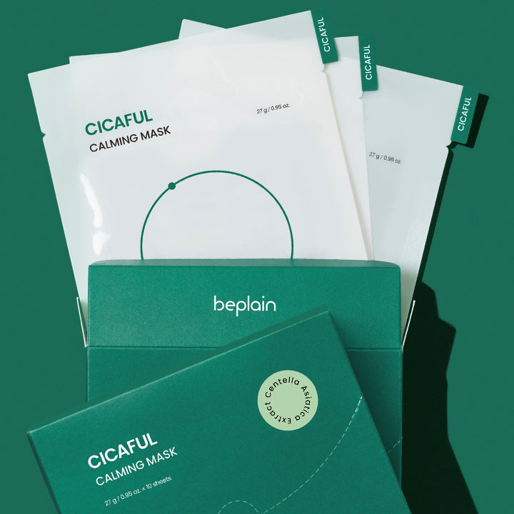 beplain Cicaful Calming Mask 1Box (27g * 10ea)