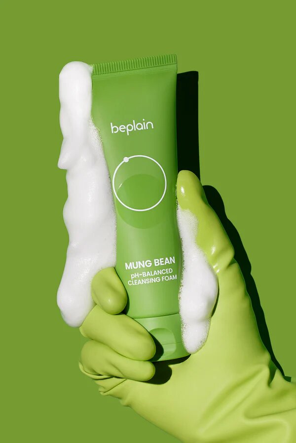 (Matthew) beplain Mung Bean pH-Balanced Cleansing Foam 160ml - DODOSKIN