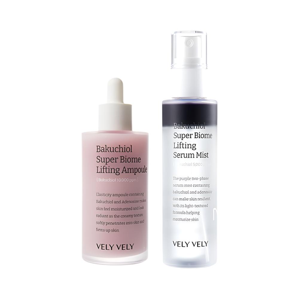 VELY VELY [Exclusive SET] Bakuchiol Superbiome Lifting Ampoule 100ml + Bakuchiol Superbiome Lifting Serum Mist 100ml