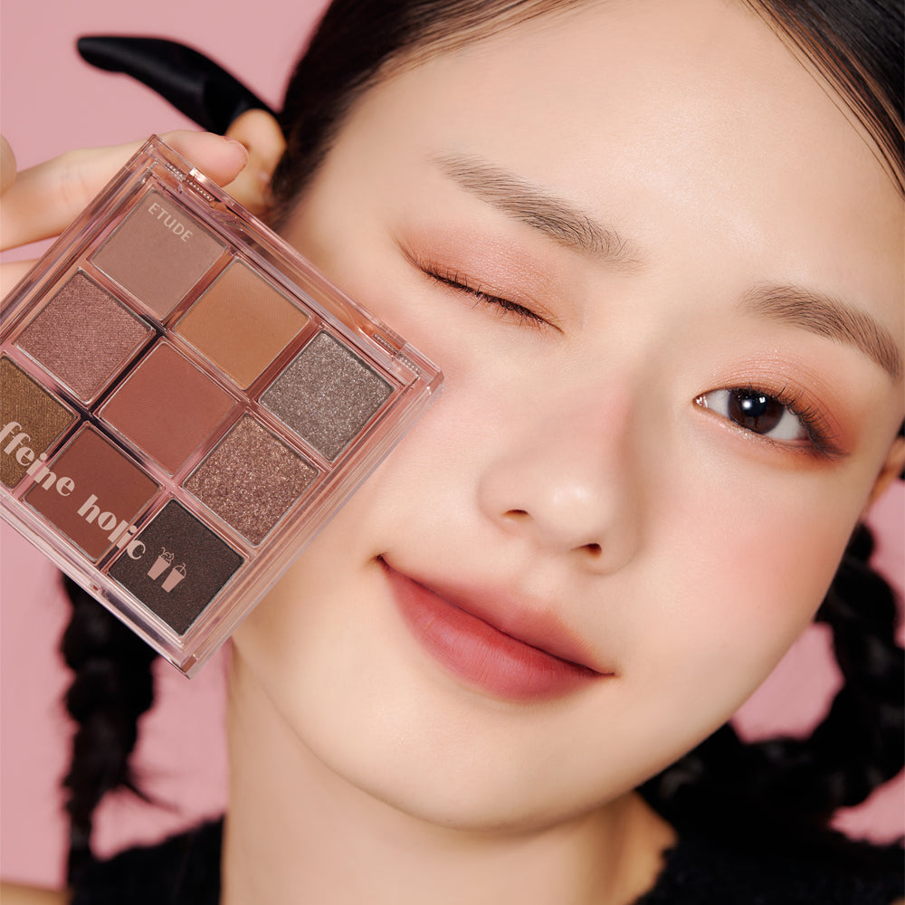 Etude house play Color Eyes Dual Brush Kit #Caffeine Holic