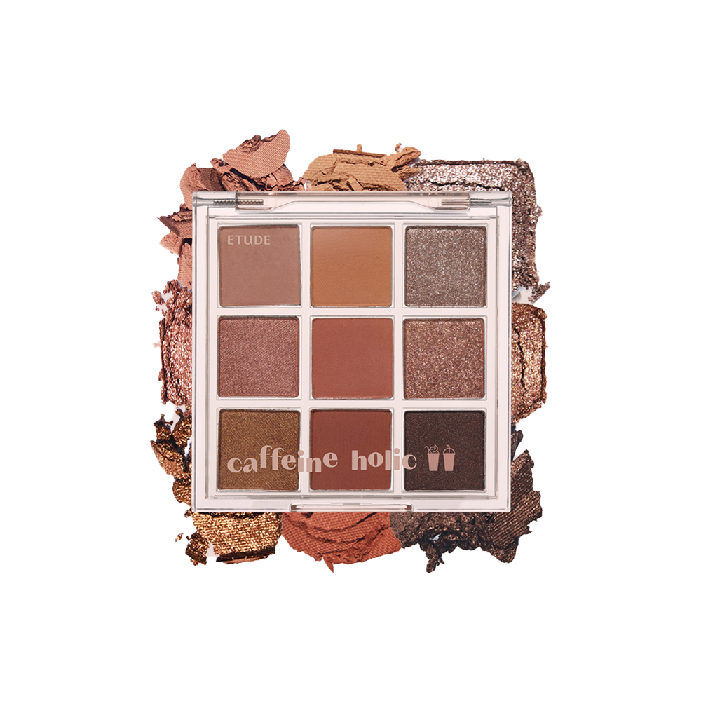 Etude House Play Color Eyes Dual Brush Kit #Caffeine Holic