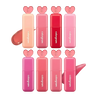 Cologram Juicy Blur Tint in 8 vibrant shades, 3.4g each, perfect for a fresh and colorful lip look.