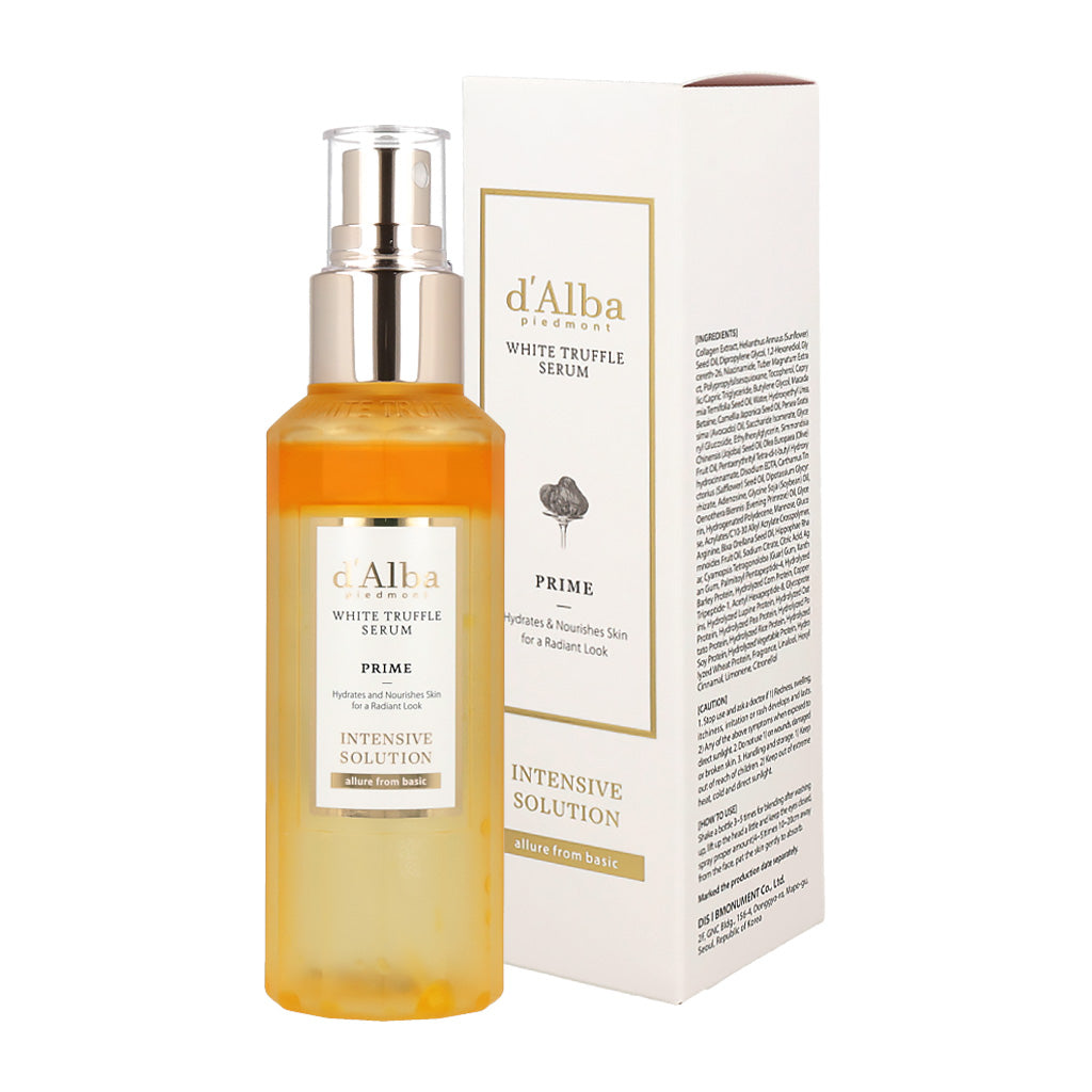 White Truffle Prime Intensive Serum by d'Alba, in 50ml or 100ml.