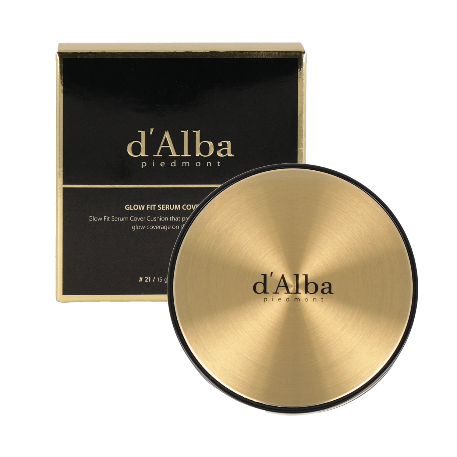 d'Alba Glow Fit Serum Cover Cushion 15g SPF50+ PA++++ -  is a multi-functional beauty product that combines skincare and makeup in one convenient compact
