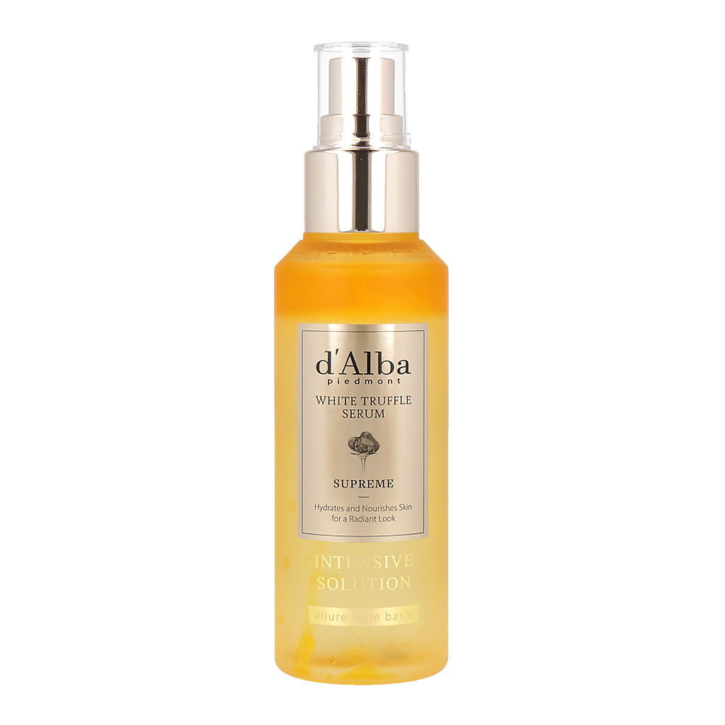 d'Alba White Truffle Supreme Intensive Serum 50ml/100ml -  is a luxurious and potent skincare solution that targets multiple signs of aging while delivering deep hydration and nourishment