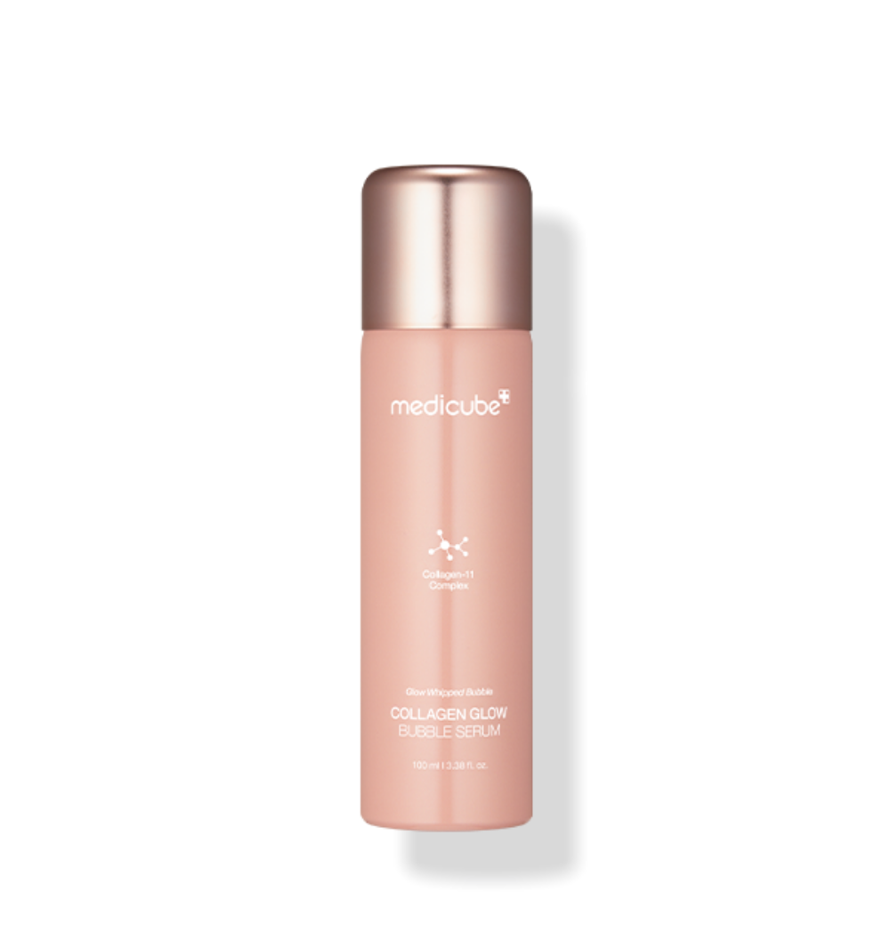 Transform your skin with Medicube Collagen Glow Bubble Serum 100ml.