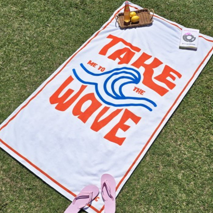 Daynic Sports Extra Large Beach Towel 1800 x 1000 mm, BT 1 YEAH, 1pc