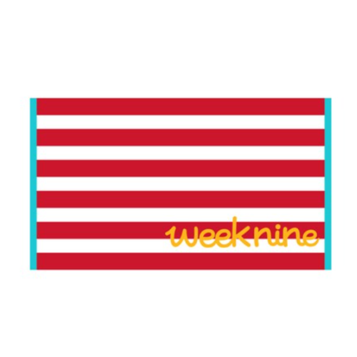 Weeknine Line Beach Towel-1 Piece