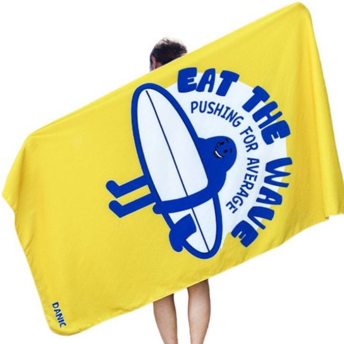 Daynic Sports Extra Large Beach Towel 1800 x 1000 mm, BT 1 YEAH, 1pc