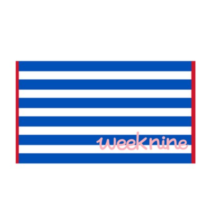 Weeknine Line Beach Towel-1 Piece