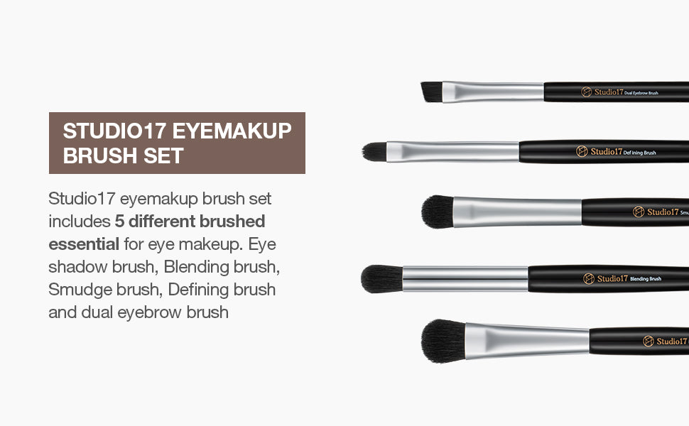 STUDIO17 Eye Make Up Brush Set