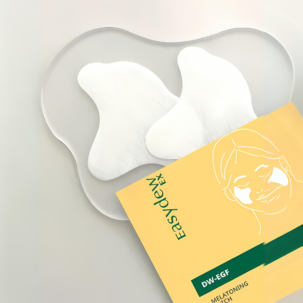 Easydew EX DW-EGF Melatoning Patch 5g*4P: a set of four skin patches infused with melatonin for skin renewal and radiance.