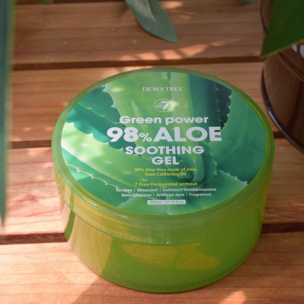 (Matt) Dewytree Green Power 98% Aloe Soothing Gel 300ml - DODOSKIN