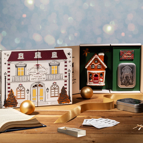 Optatum [Gift Packaging] Paper Incense & Cookie House Gift Set (+character Match)
