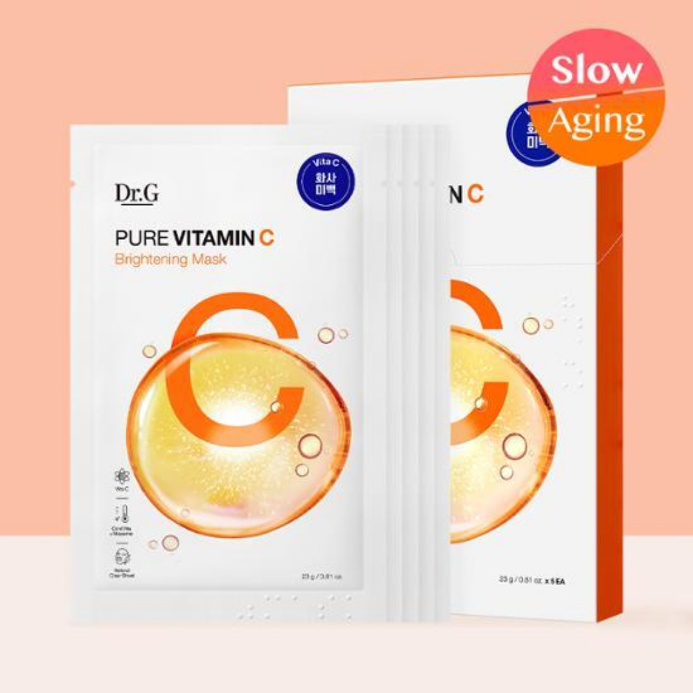 Illuminate and rejuvenate your skin with Dr.G Pure Vitamin C Brightening Mask