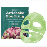 Petitfee Artichoke Sothing Hydrogel Face Mask 5EA