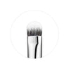 Lightly tap the brush into your chosen eyeshadow, ensuring you get a small amount. Tap off any excess to avoid fallout.