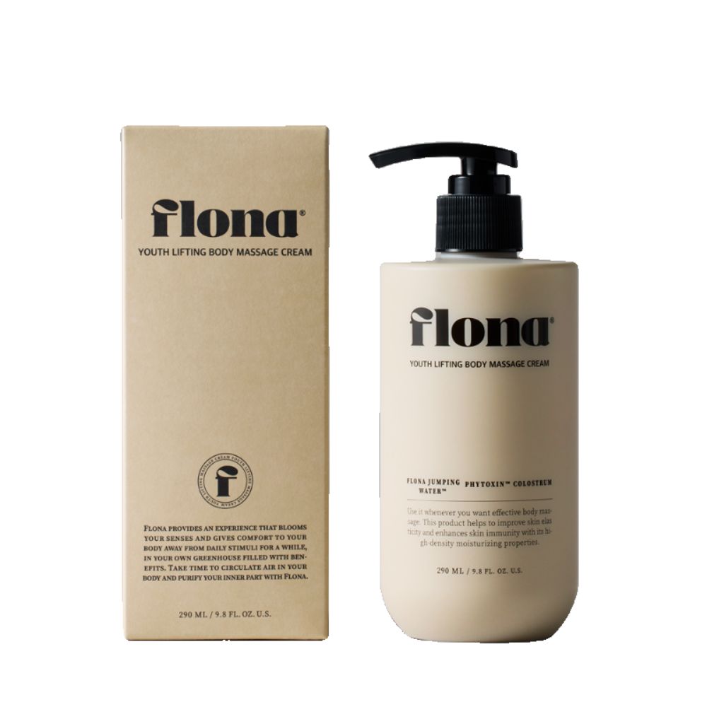 Experience the rejuvenating effects of flona Youth Lifting Body Massage Cream.