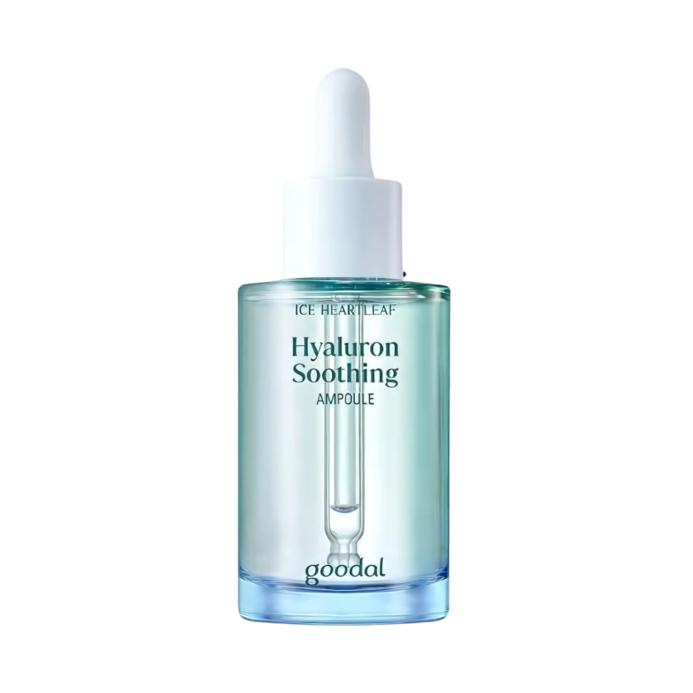 Goodal Heartleaf Hyaluron Soothing Ampoule 50ml, a hydrating serum designed to soothe and nourish the skin effectively.