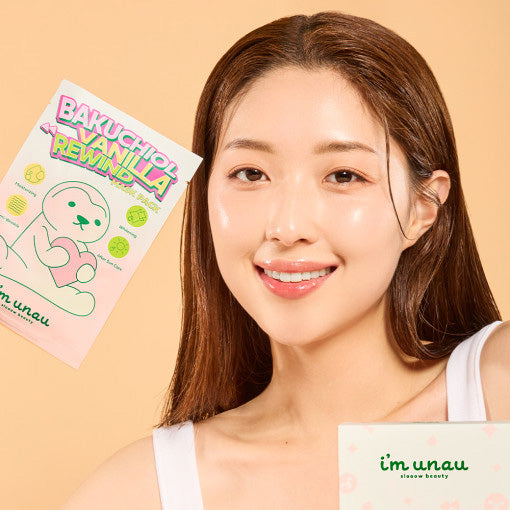 i'm unau Bakuchiol Vanilla Rewind Mask Pack 27ml x 5ea