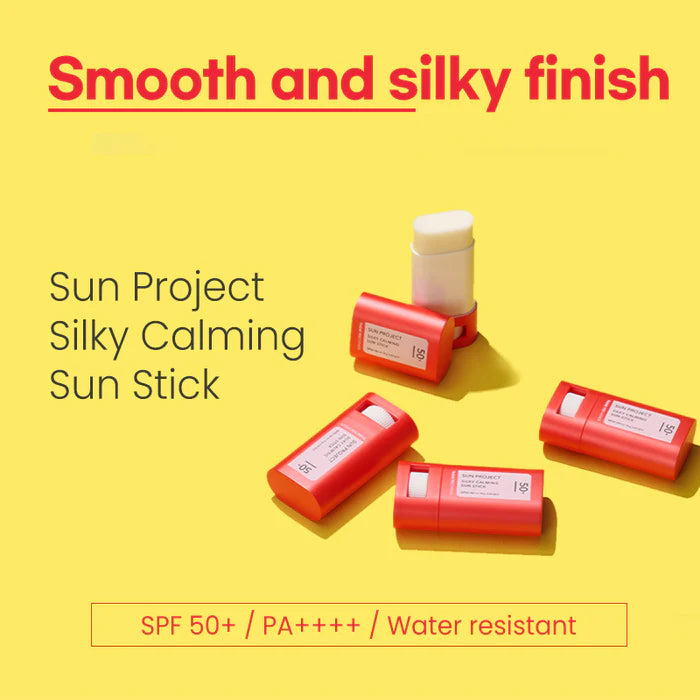 (Matthew검수) THANK YOU FARMER Sun Project Silky Calming Sun Stick SPF50+ PA++++ 15g - DODOSKIN