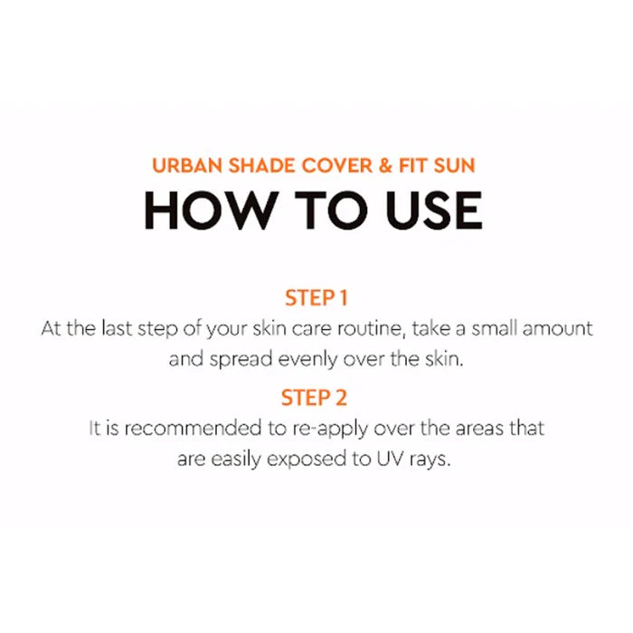 (Matthew) Dewytree Urban Shade Cover And Fit Sunscreen SPF 50+ PA++++ 40ml - DODOSKIN