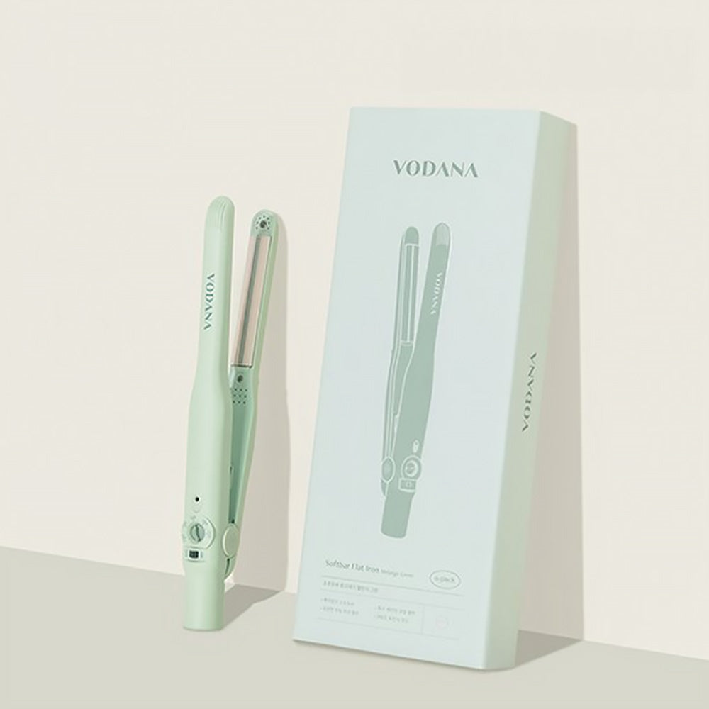 VODANA Soft Bar Flat Iron 0.5 inch Melange Green