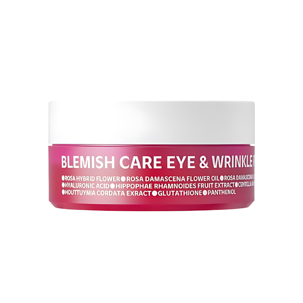 Eye and wrinkle patch product by isoi, featuring 90 patches in a 90g package for targeted blemish care.