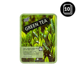 MAY ISLAND Green Tea Real Essence Mask Pack 10ea