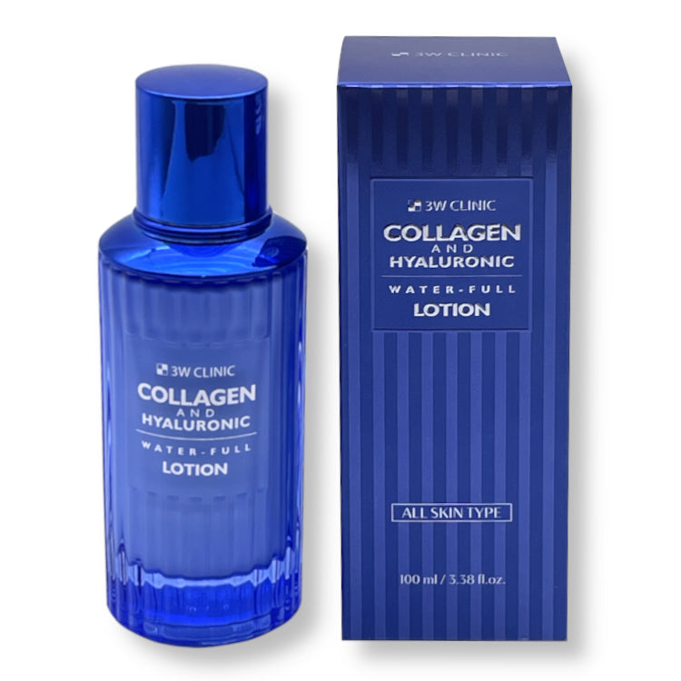 (Matt) 3W CLINIC Collagen & Hyaluronic Water-Full Lotion 100ml - DODOSKIN