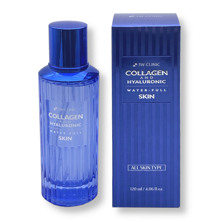 (Matt) 3W CLINIC Collagen & Hyaluronic Water-Full Skin 120ml - DODOSKIN