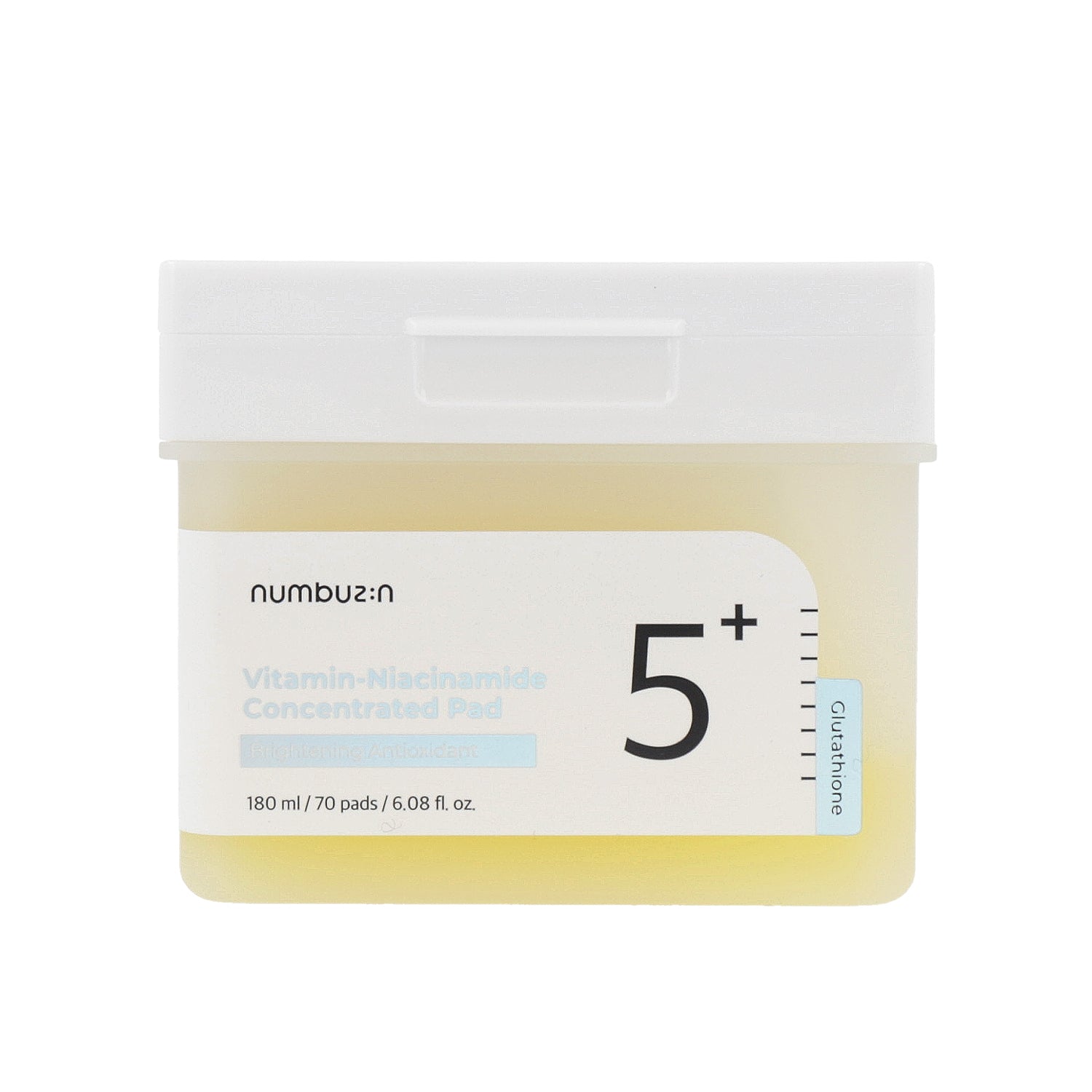 Numbuzin No.5 Vitamin-Niacinamide Concentrated Pad - 180ml (70 Pads): Nourishing skincare with 70 pads for a healthy complexion.