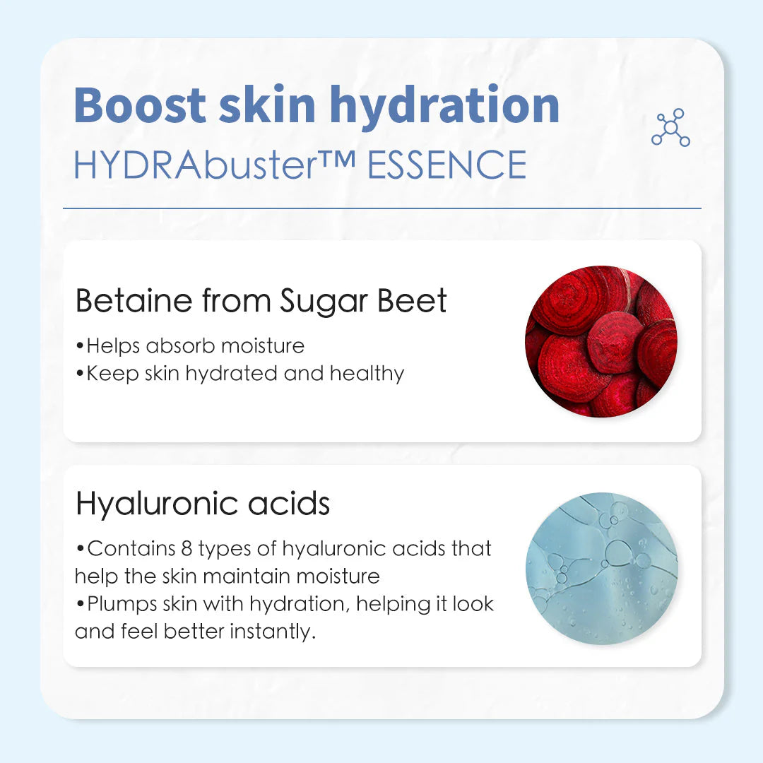 Boost skin hydration of onoma HYDRAbuster™ Essence 35ml