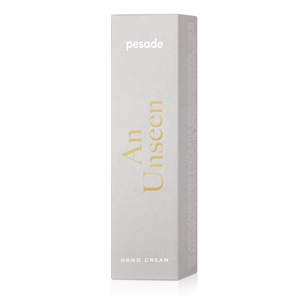 Pesade An Unseen Hand Cream, 50ml, offers rich hydration for hands, ensuring they remain soft and well-nourished.