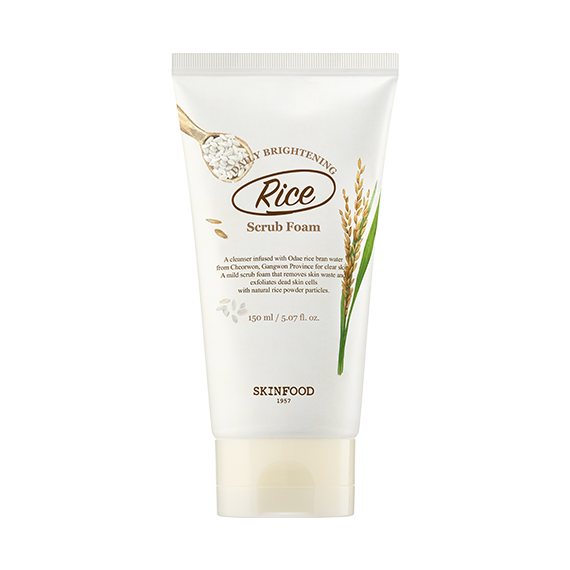 SKINFOOD Rice Daily Brightening Scrub Foam 150ml