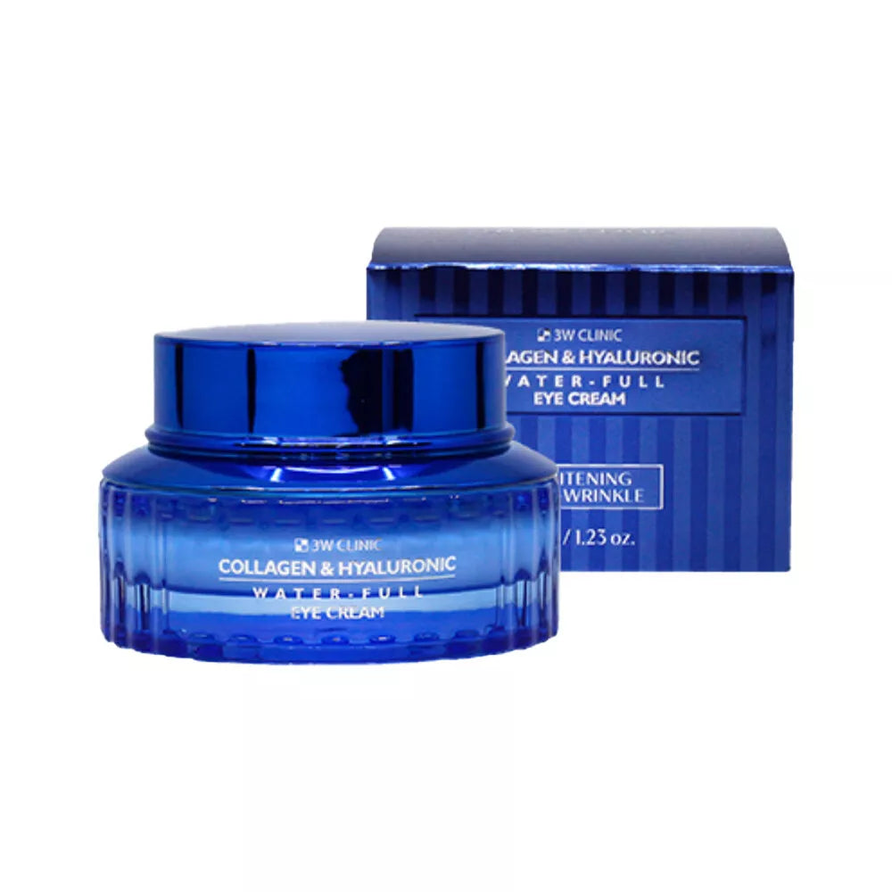 (Matt) 3W CLINIC Collagen & Hyaluronic Water-Full Eye Cream 35g - DODOSKIN