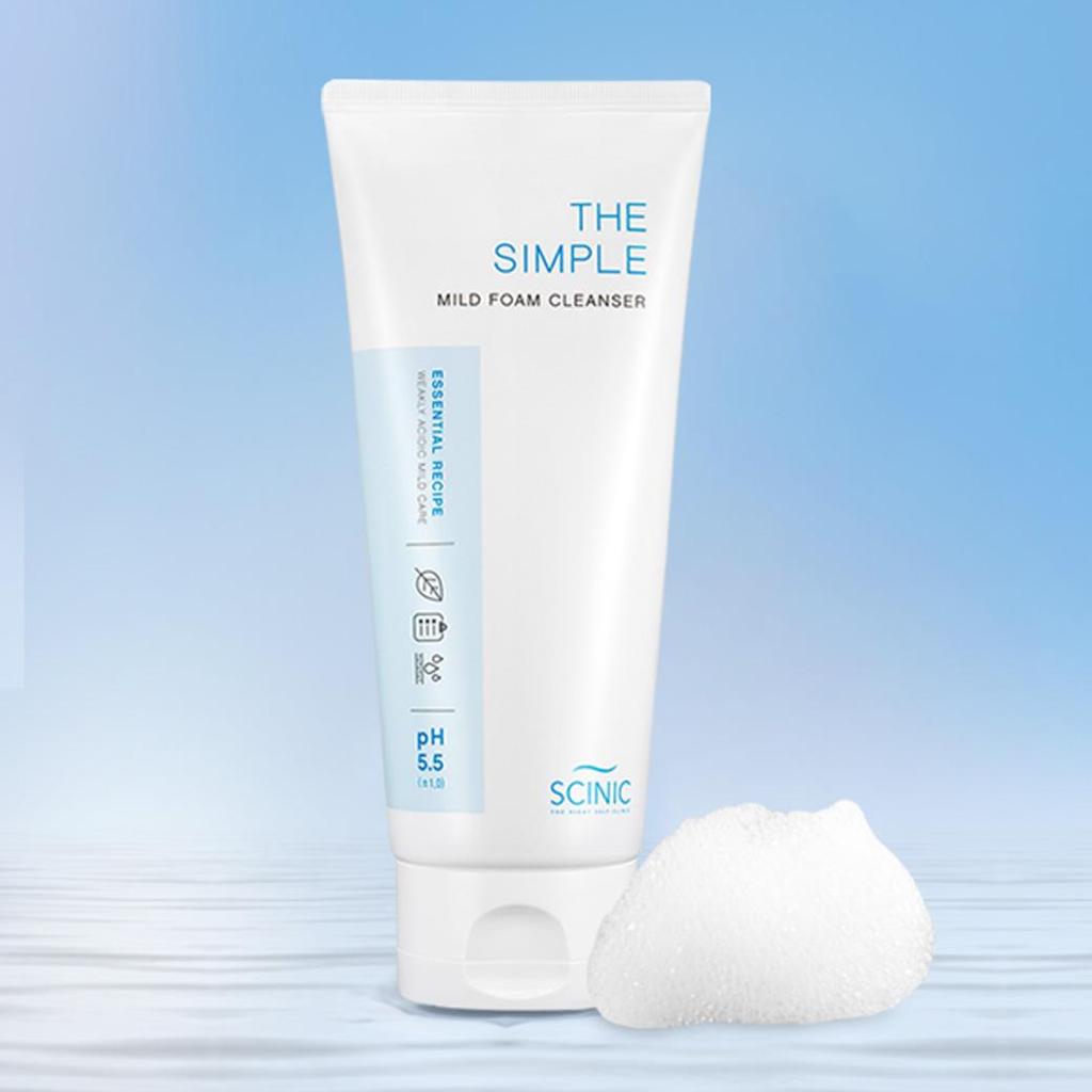 SCINIC The Simple Mild Foam Cleanser 120ml - DODOSKIN