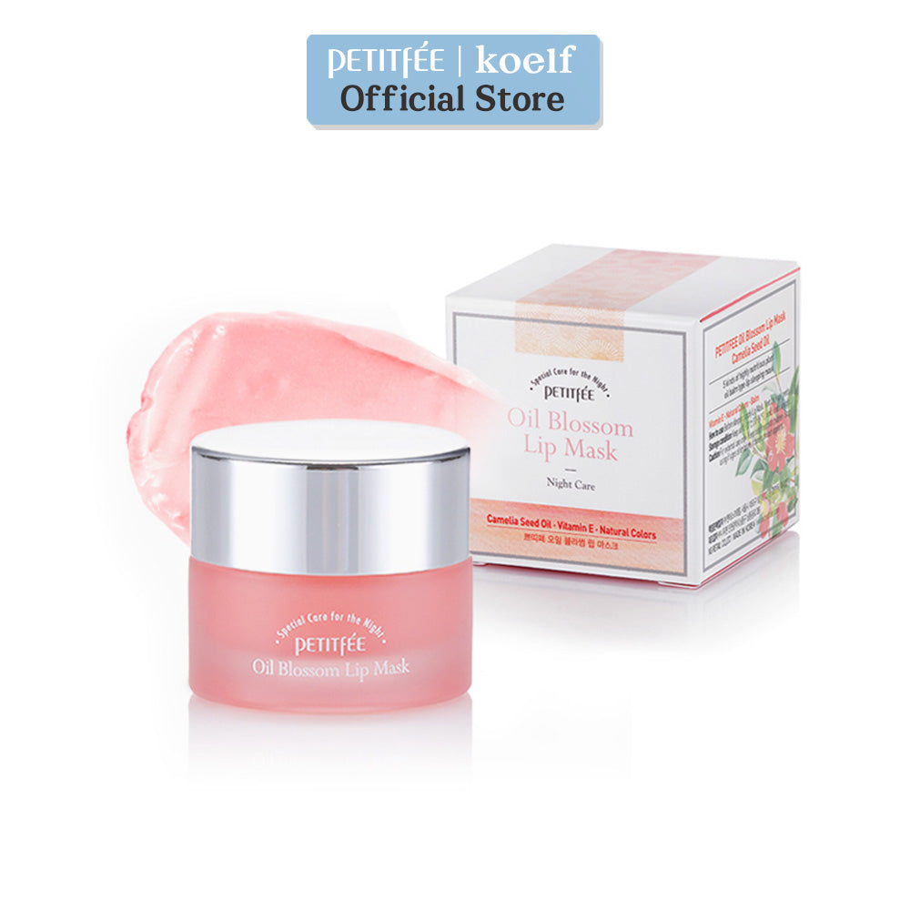 Petitfee Oil Blossom Lip Mask Camelia Seed Oil 15g - DODOSKIN