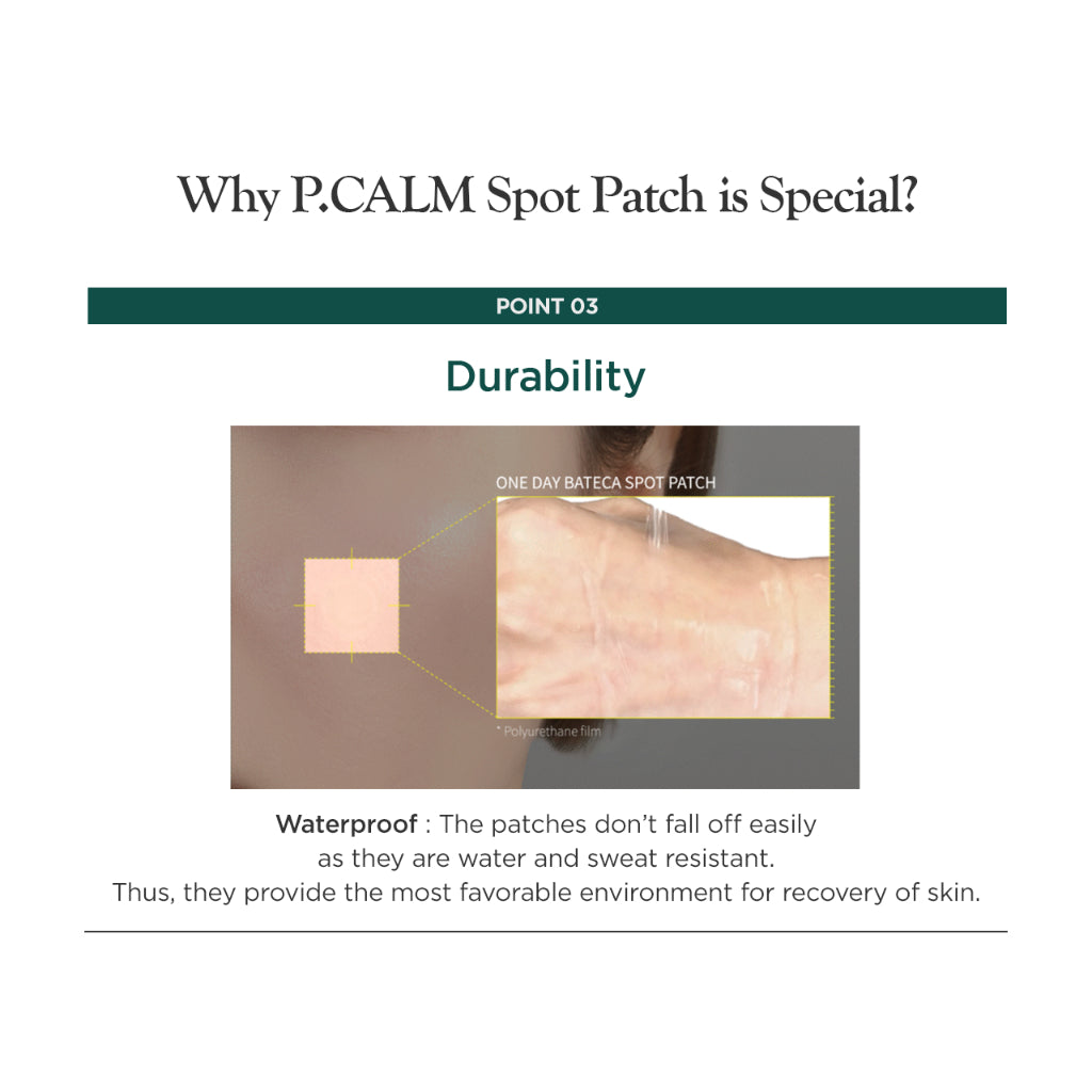 P.CALM One Day BATECA Spot Patch (2*18ea) - DODOSKIN