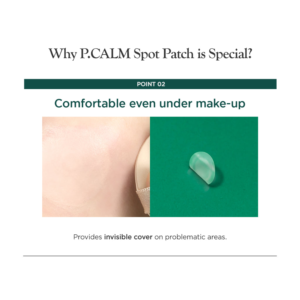 P.CALM One Day BATECA Spot Patch (2*18ea) - DODOSKIN