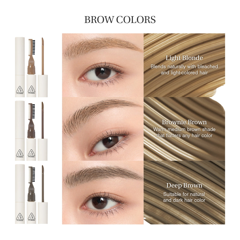 3CE All-Rounder Brow 6.5g (3 Colors)