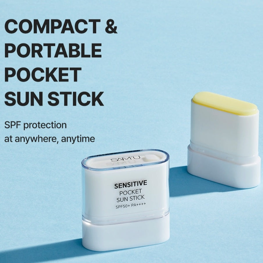 (Matt) SAM’U Sensitive Pocket Sun Stick SPF 50+ PA++++ 10gx2EA 10g - DODOSKIN