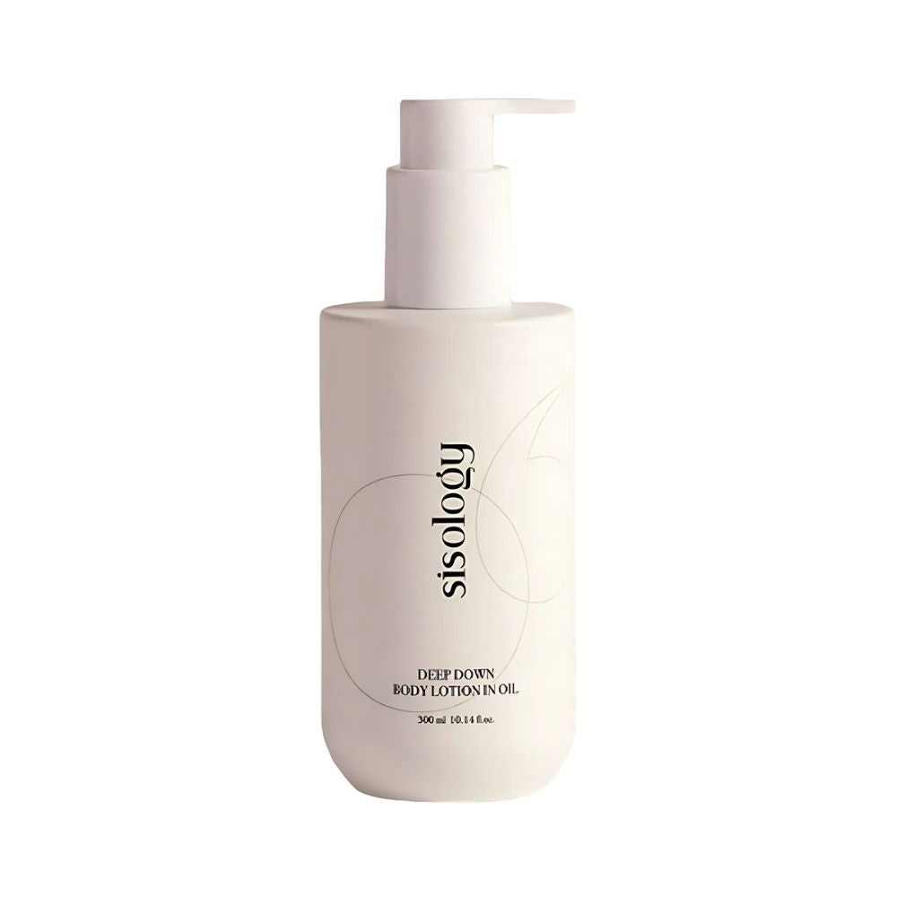 The sisology Deep Down Body Lotion In Oil is designed to deeply nourish and hydrate the skin, combining the rich, moisturizing benefits of a body oil with the lightweight, fast-absorbing properties of a lotion. 