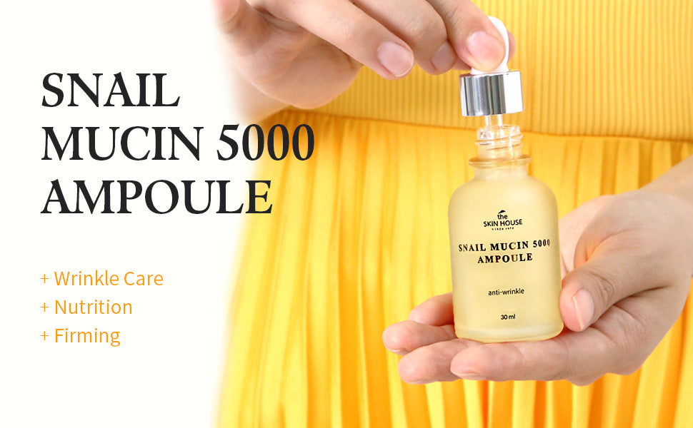 the SKIN HOUSE Snail Mucin 5000 Ampoule 30ml - DODOSKIN