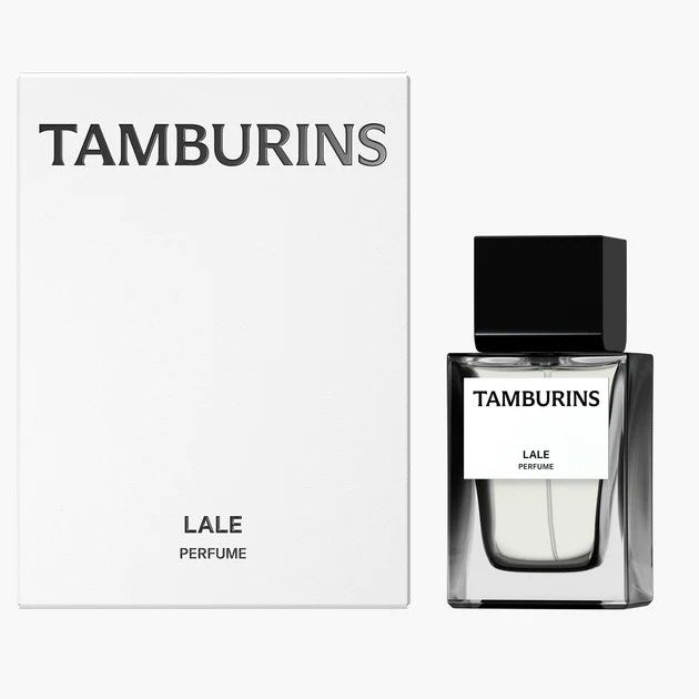 A 50ml bottle of TAMBURINS Perfume in the #Lale scent.